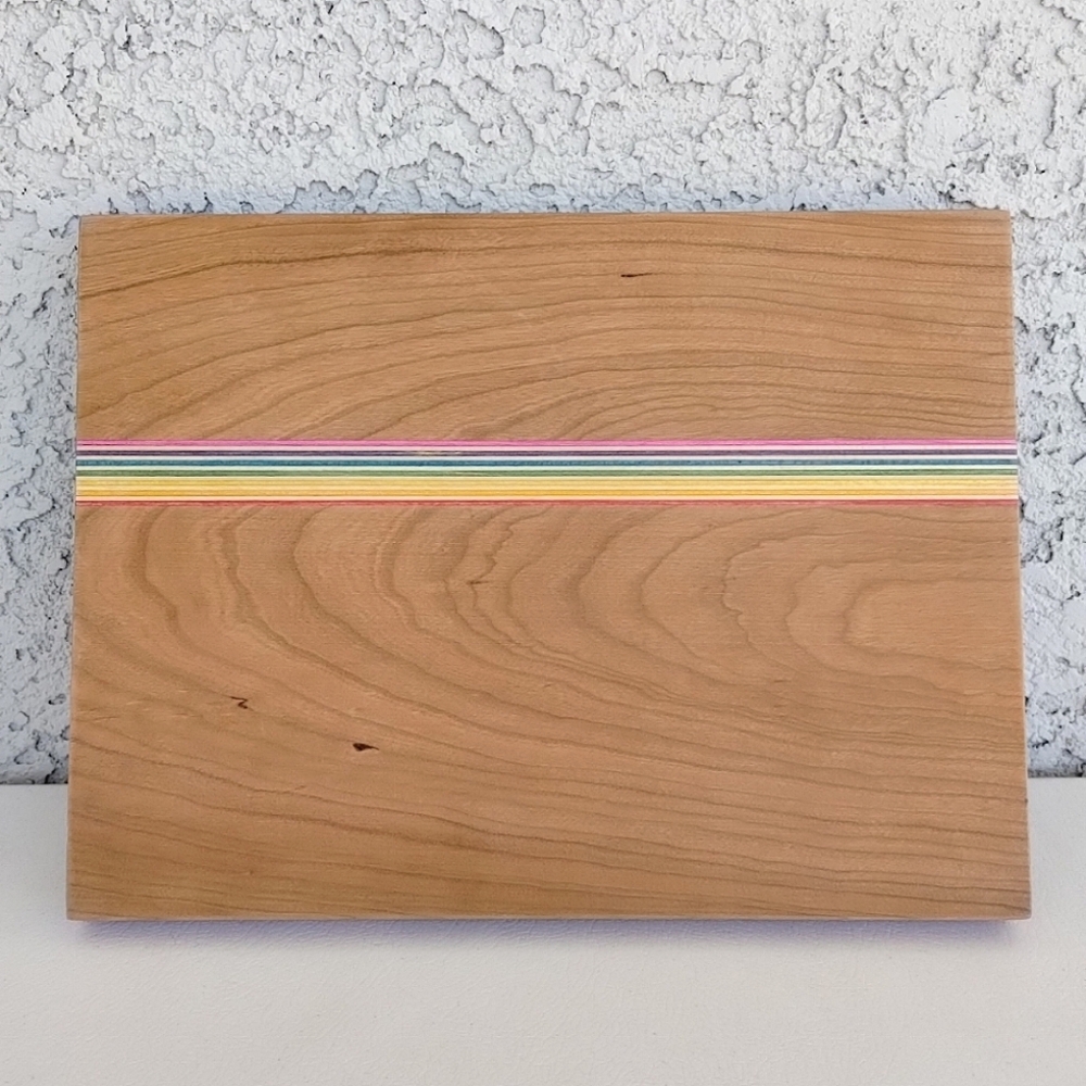 smörgåsBOARD Skateboard Veneer Cherry Serving Board